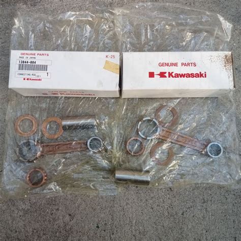 CONNECTING ROD KIT FOR KAWASAKI 125 HD3 - KAWASAKI GENUINE PARTS MADE IN JAPAN BRAND NEW OLD ...