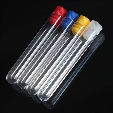 China Wholesale Price Square Petri Dish Plastic - Laboratory plastic test tube with screw cap ...