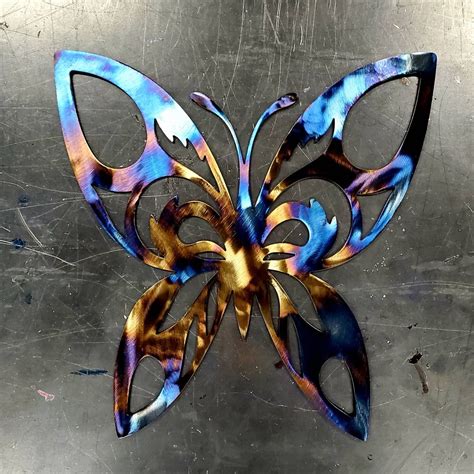 24 Butterfly Metal Art Unique Home Decor Garden Art | Etsy