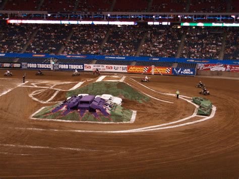 Houston Texas Reliant Stadium Monster Jam Monster Trucks P… | Flickr