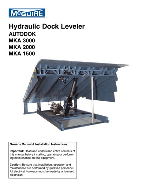 Hydraulic Dock Leveler