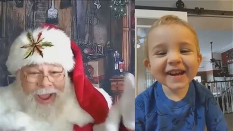 Facetime Santa on Live Zoom Video Call with Real Bearded Santa