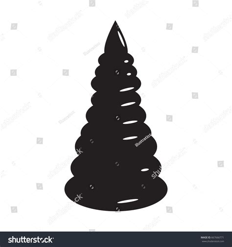 Isolated Silhouette Pyramid Stack Toy Vector Stock Vector (Royalty Free) 667666771 | Shutterstock