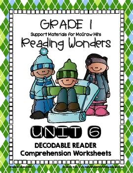 Unit 6 Wonders Decodable Reader Worksheets for 1st Grade | TPT