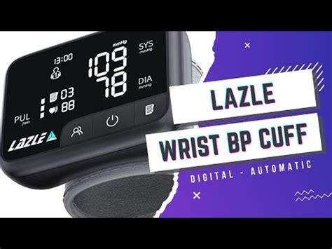 How to Set Up and Use Lazle Wrist Blood Pressure Monitor! - YouTube