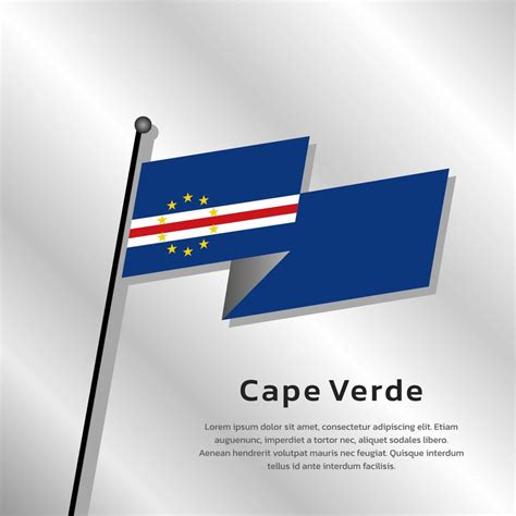 Illustration of Cape Verde flag Template 13273222 Vector Art at Vecteezy