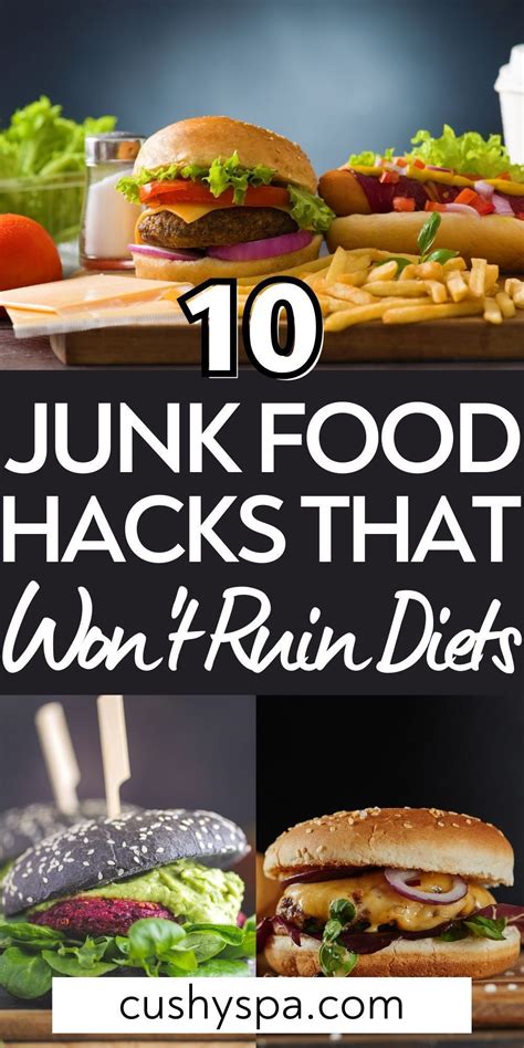 10 Junk Food Hacks That Won't Ruin Your Diet | Healthy junk food, Easy ...