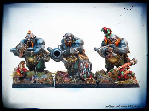 28mm – Games Workshop – Ogre Kingdoms Leadbelchers (KoW Boomers) | 1/72 Depot. Miniatures ...