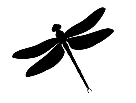 Dragonfly Silhouette - Rooweb | Silhouette clip art, Dragonfly ...