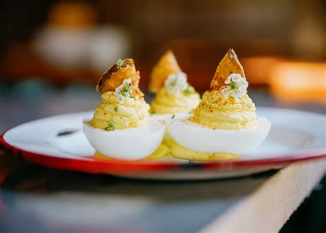 Deviled Eggs - Dinner Menu - Ina Mae Tavern & Packaged Goods - Southern ...