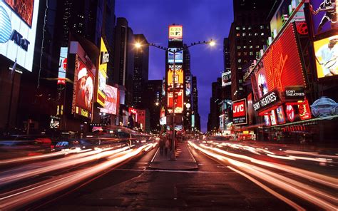 new york, times square, night city Wallpaper, HD City 4K Wallpapers ...