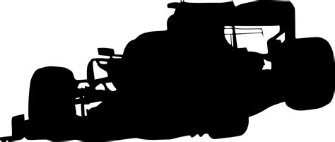 6 Formula 1 Racing Car Silhouette (PNG Transparent) | OnlyGFX.com