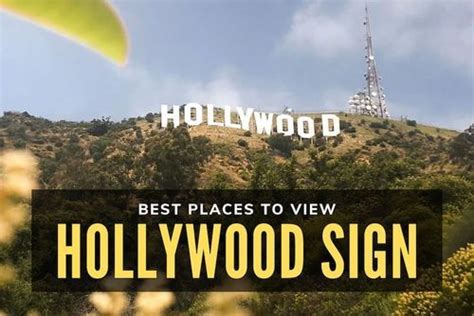 Best Places to View the Hollywood Sign