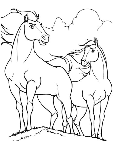 horse coloring pages of spirit | Horse coloring pages, Horse coloring, Spirit drawing