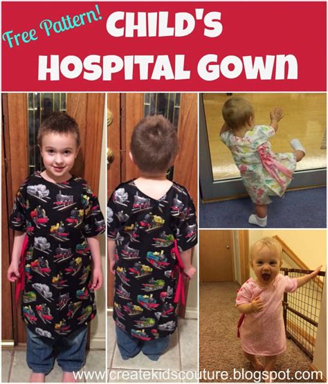 Create Kids Couture: Free Pattern: Child's Hospital Gown