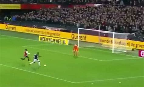 Feyenoord fan throws second ball onto pitch to deny PSV Eindhoven goal