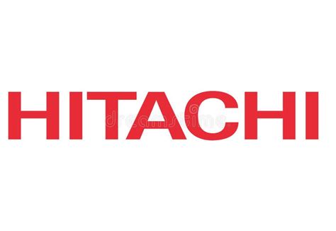 Logotipo de Hitachi foto de archivo editorial. Ilustración de ...