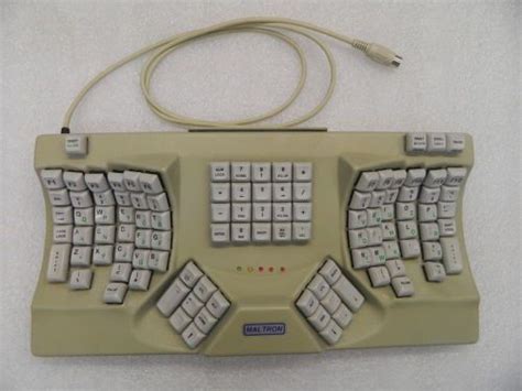 Maltron Two-Hand 3D Fully Ergonomic Keyboard QWERTY & Maltron Layout ...