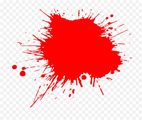 15 Red Paint Splatters Transparent - Red Paint Splatter Png,Red ...