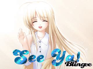 Anime girl waving goodbye Animated Pictures for Sharing #92603006 | Blingee.com