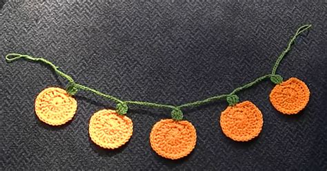 Ravelry: Crochet Pumpkin Garland pattern by Crochet with Clare