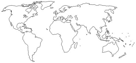 2023 World Map Template With Countries 2022 – World Map With Major ...