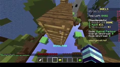 Playing Hypixel Parkour - YouTube