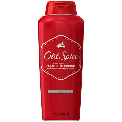 Old Spice Body Wash, Classic Scent, 18 fl oz (532 ml)