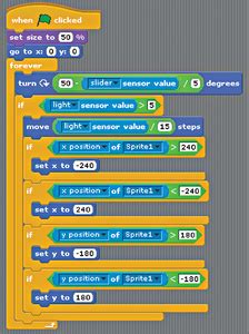 Scratch Programming: PicoBoard Sensors » Raspberry Pi Geek