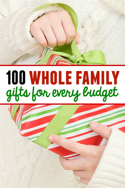 100 family gift ideas - with something for every budget! | Family gift baskets, Family christmas ...