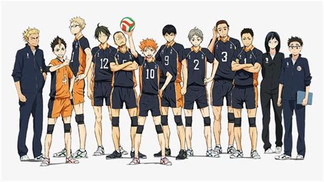 Karasuno Team - Haikyuu Season 3 - 785x400 PNG Download - PNGkit