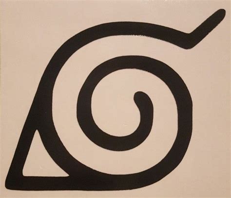 Konohagakure Symbol Vinyl Sticker Decal choose color/size Naruto | eBay | Konohagakure symbol ...