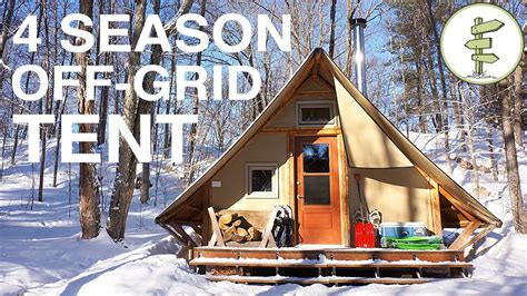 Off-Grid Prospector-Style Tent: A Tiny House Alternative | Tent, 4 season tent, Tent living