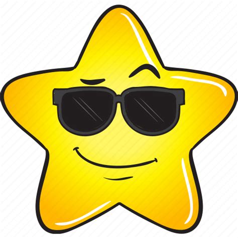 Cartoon, emoji, gold, smiley, star icon - Download on Iconfinder