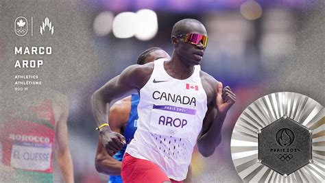 Marco Arop takes silver medal in men's 800m - Team Canada - Official ...