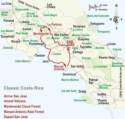 Costa Rica Classic Itinerary