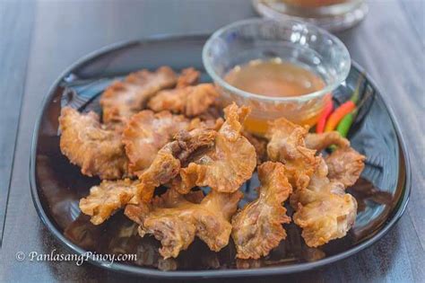 Chicharon Bulaklak with Spicy Vinegar - Panlasang Pinoy