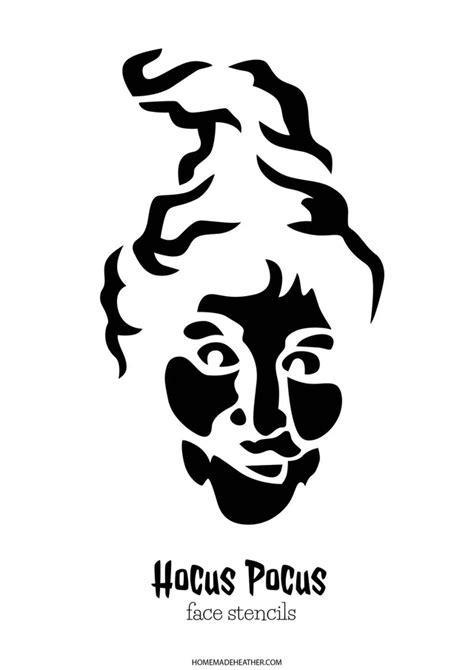 Hocus Pocus (Free Pumpkin Stencil - Pumpkin Pattern - Pumpkin Template - Jack-o-lantern stencil ...