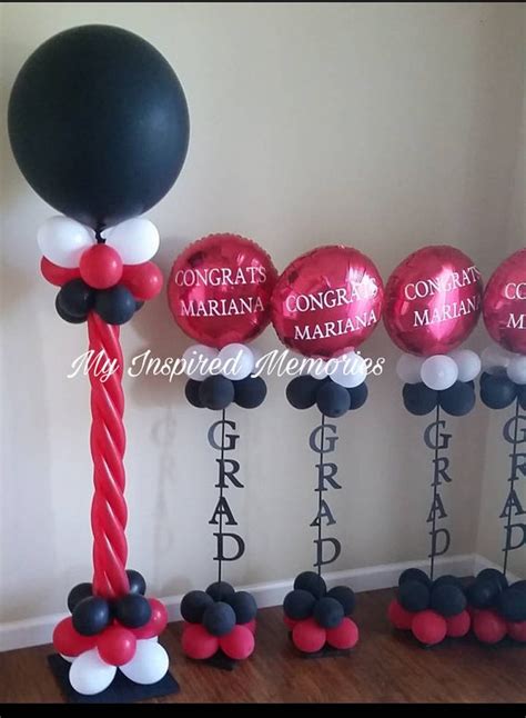 Personalized graduation balloon centerpieces large balloon | Etsy