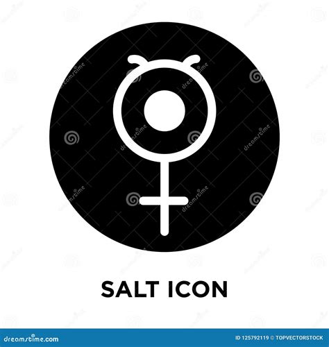 Salt Icon Vector Isolated on White Background, Logo Concept of S Stock ...