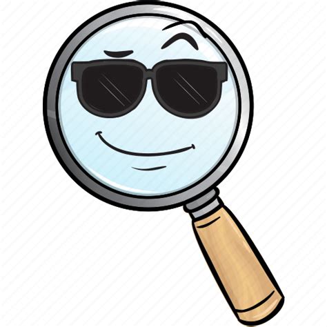 Emoji, glass, magnifying, find, magnifier, search, seo icon - Download on Iconfinder