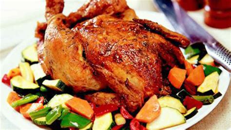 Pollo rostizado con vegetales | Telemundo