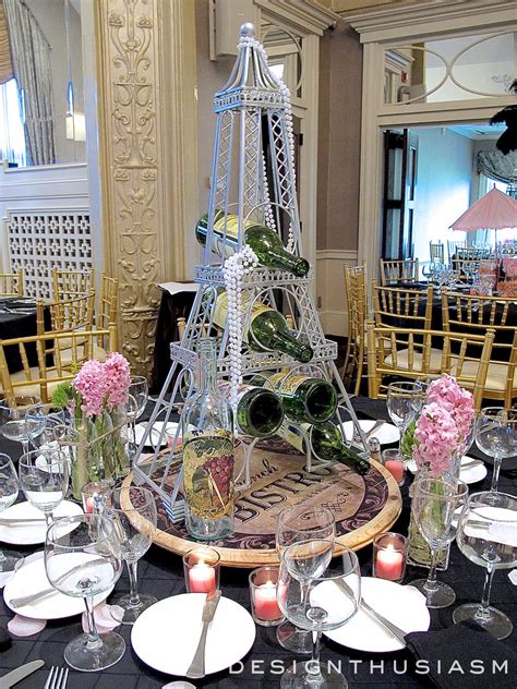 April in Paris Centerpieces for a Spring Party