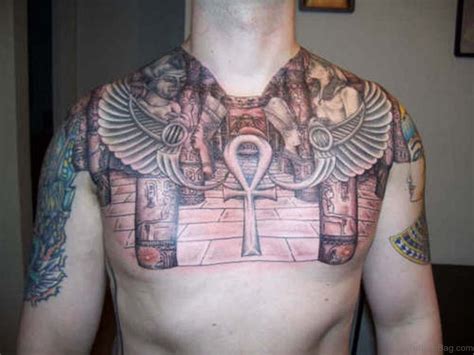 46 Classic Egyptian Tattoos Designs On Rib