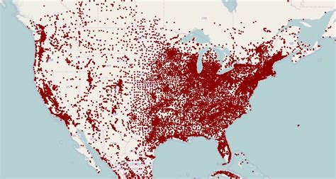 Population Density Map Of North America – Interactive Map