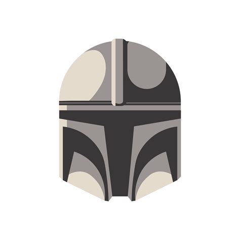 Mandalorian helmet. Star Wars 17709665 Vector Art at Vecteezy