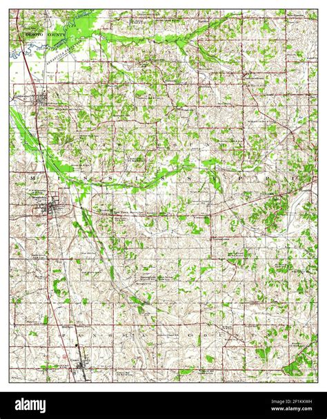 Senatobia, Mississippi, map 1944, 1:62500, United States of America by ...