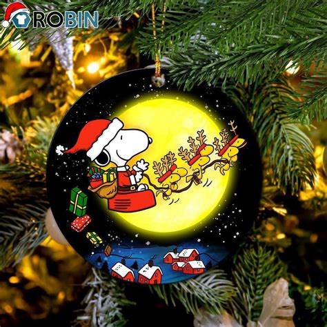 Snoopy Christmas Ornament - Christmas Decorations - RobinPlaceFabrics