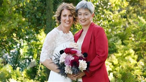 Australian Foreign Minister Penny Wong marries her long-time partner ...