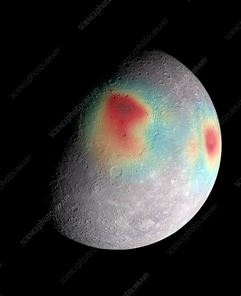 Mercury's gravity field, composite image - Stock Image - C025/6958 - Science Photo Library